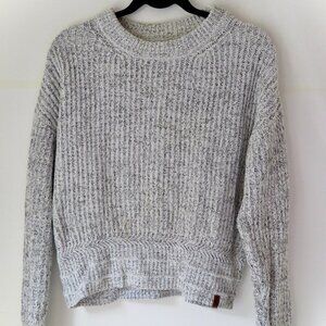 Roots Salt and Pepper Knit Heavyweight Crew Neck Sweater - Size XS